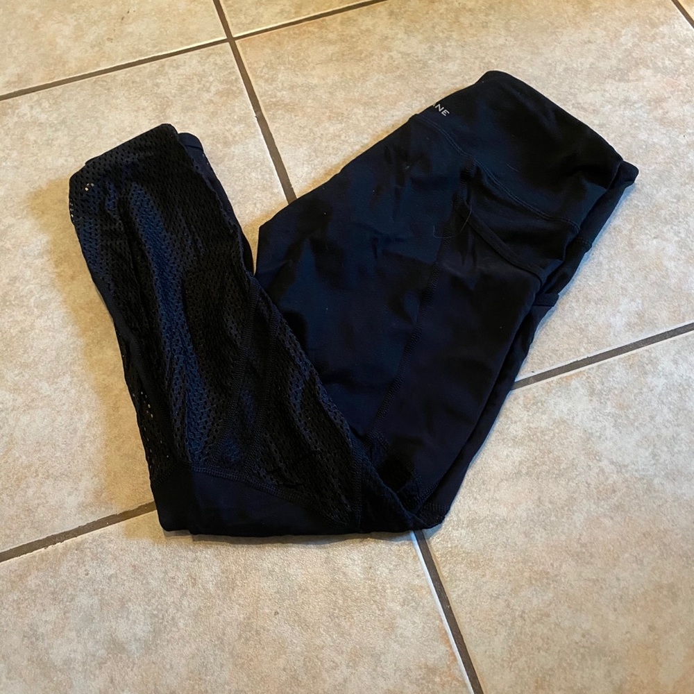 High waisted mesh legging
